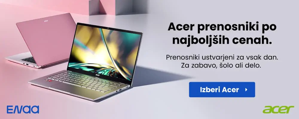 Acer prenosniki - oddelek