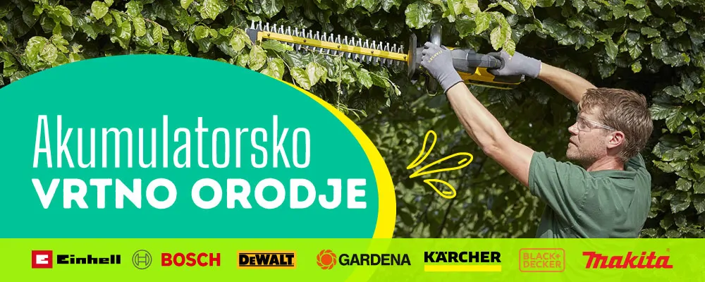 Akumulatorsko vrtno orodje - oddelek