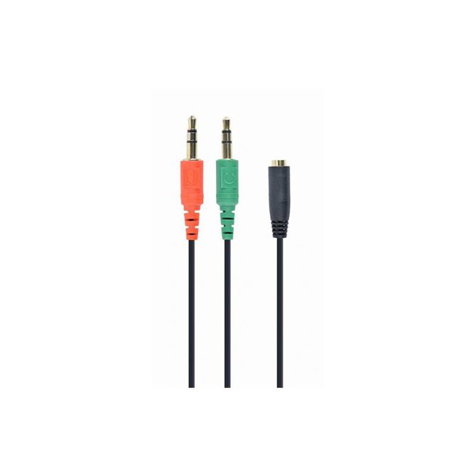 3,5mm jack adapter na slušalke+mikrofon M