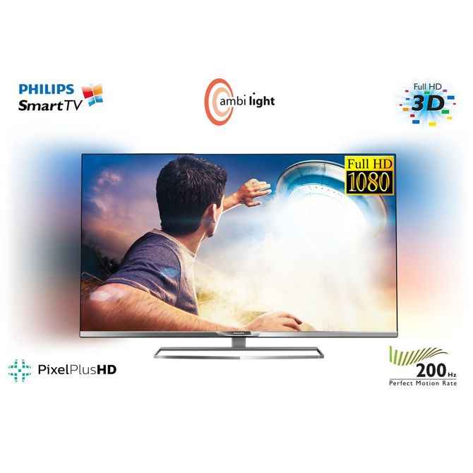Televizor PHILIPS 42PFH6309 3D LED AMBILIGHT TV ( z očali)
