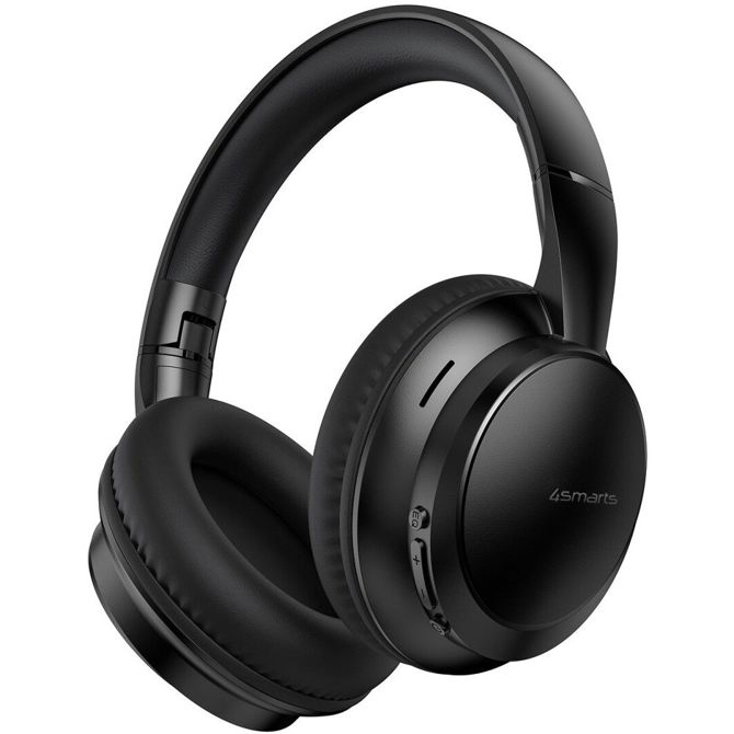 Slušalke 4Smarts SkyBuds Wave Bluetooth, naglavni trak, zložljive, mikrofon, do 10 h delovanja, črne
