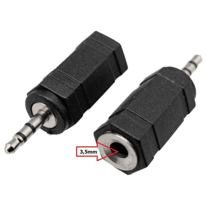 Adapter banana Cabletech, 3,5 mm Ž/2,5 mm M, stereo