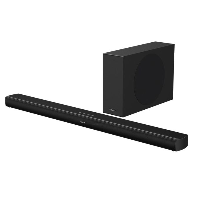 Soundbar Aiwa HE-1200SW 2.1, brezžični nizkotonec, 120 W RMS, Bluetooth 5.3, HDMI ARC