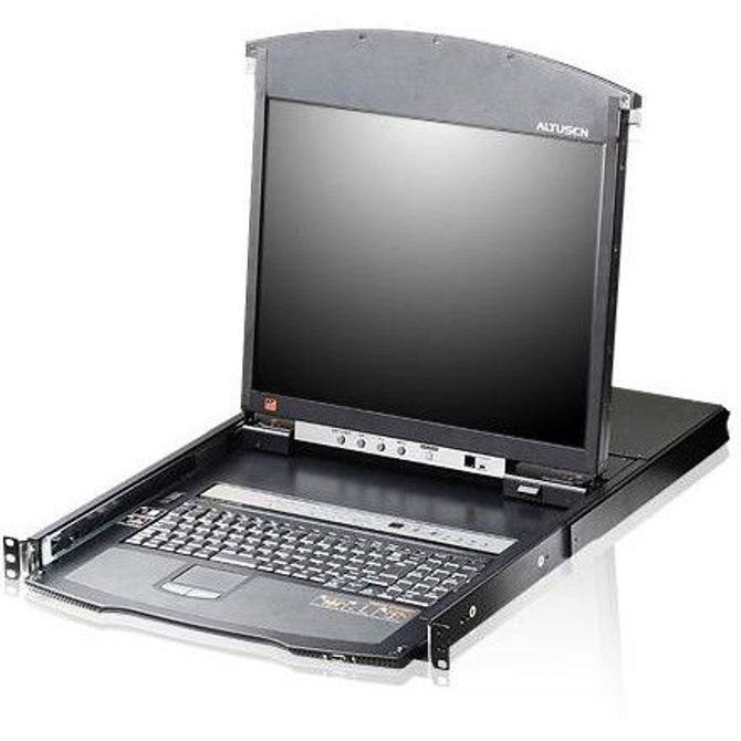 ATEN KL1516AiM KVM Over-IP stikalo 43 cm TFT VGA PS/2-USB ber Kat5 16 portov nemški