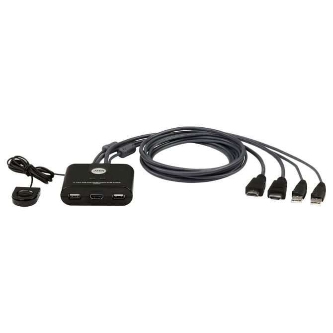 ATEN KVM stikalo CS22U-HF 2-portni USB/HDMI kabel