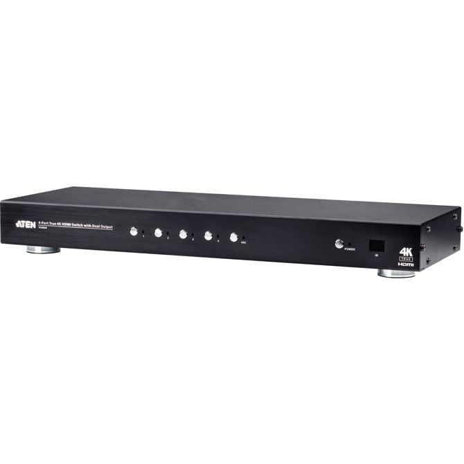 ATEN VS482B 4-portno stikalo True 4K HDMI z dvojnim pogledom