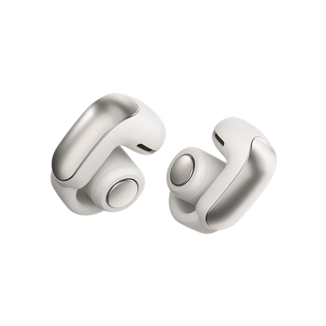 Slušalke Bose Ultra Open Earbuds bele, odprta zasnova, Bluetooth, dolga avtonomija baterije, udobno nošenje