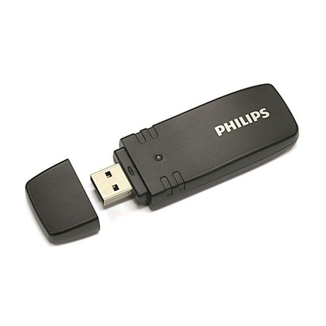 Brezžični USB adapter Philips PTA128 (Wi-Fi 802.11n, WPA2, WPS)