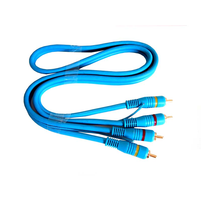 Cinch kabel Cabletech, GOLD HQ + remote kabel, 3 m