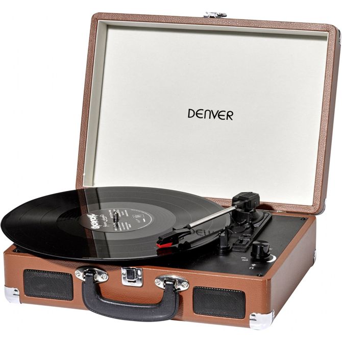 Denver VPL-120 USB-predvajalnik plošč  rjava