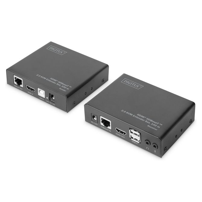 DIGITUS HDMI HDBaseT 2.0 KVM podaljšek, 100 m