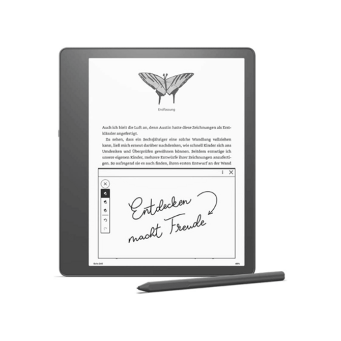 E-bralnik Amazon Kindle Scribe 2022, 10,2'', 16 GB, Wi-Fi, 300 DPI, pisalo Premium, USB-C, črn