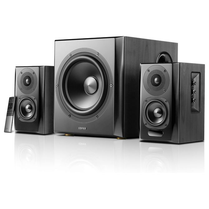 Zvočniki Edifier S351DB, 2.1, Bluetooth, črni
