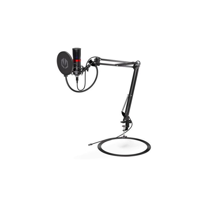 ENDORFY Solum Streaming USB gaming mikrofon z boom arm stojalom, cardioid, črn EY1B004