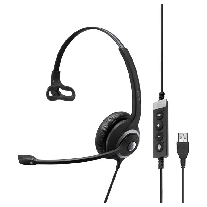 Slušalke EPOS IMPACT SC 230 USB MS II, žične, originalne, črne