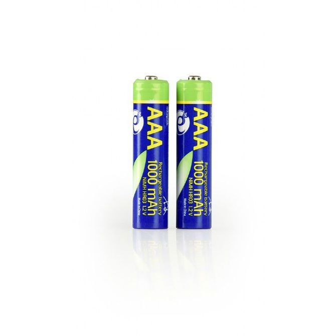 Gembird AAA 1000mAh polnilne baterije (2 kosa)