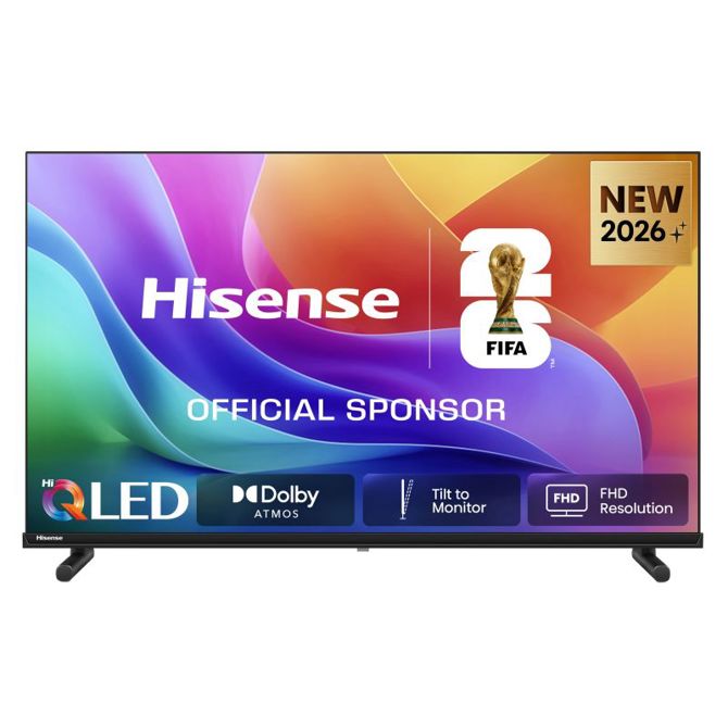 Televizor Hisense 32A5S, 80 cm (32), Full HD QLED, VIDAA Smart TV, Dolby Atmos, HDR10, Wi-Fi, črne barve