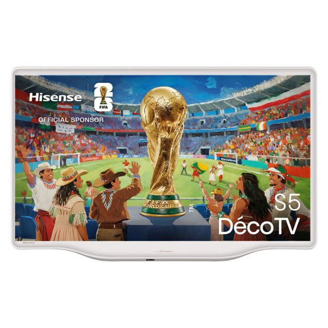 Televizor Hisense 32S5Q, 80 cm (32), FHD QLED, 60 Hz, VIDAA Smart TV, Dolby Atmos, Morandi bela