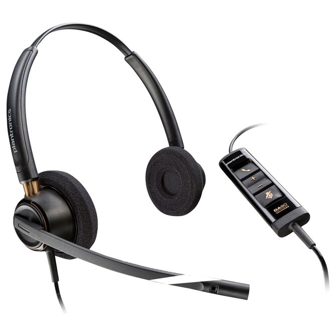 Slušalke HP Poly Headset EncorePro 525 binaural USB-A &; USB-C