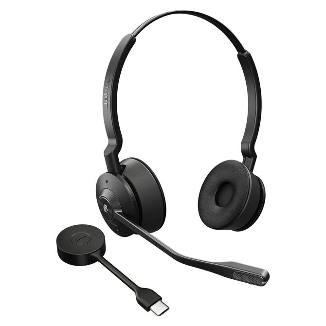 Slušalke Jabra Engage 55 stereo  brezžične DECT, optimizirane za Microsoft Teams