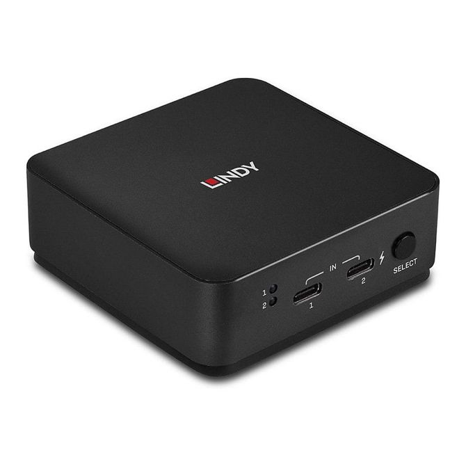 LINDY 2-portno stikalo tipa C, dvojno HDMI 4K60 KVM