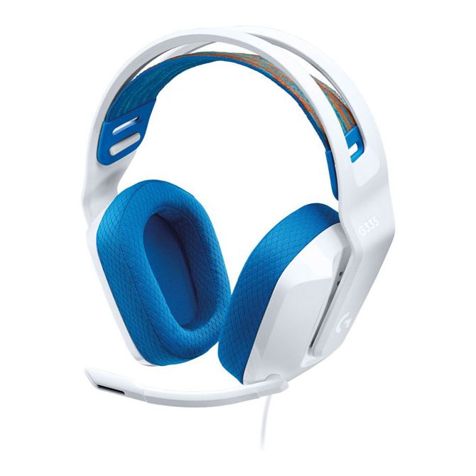 Slušalke Logitech G G335 žične igralne slušalke bele