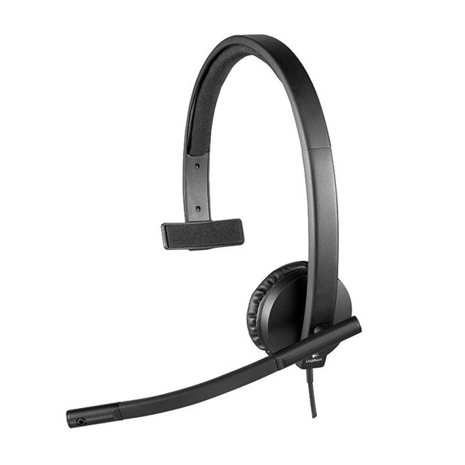Slušalke z mikrofonom Logitech H570e Mono