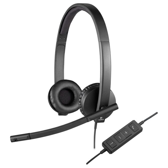 Slušalke Logitech H570e USB stereo slušalke