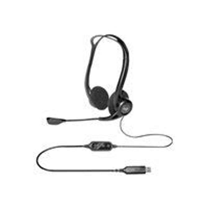 Slušalke z mikrofonom LOGITECH PC 960, Stereo, USB