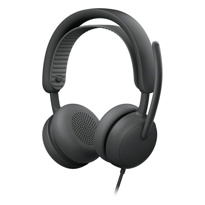 Žične slušalke z mikrofonom Logitech Zone Wired 2, USB, za poslovno rabo, grafitno sive