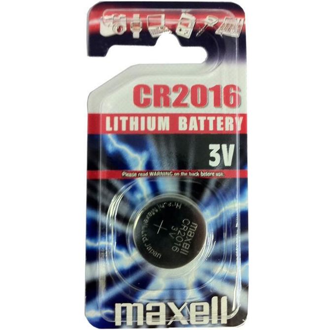 Maxell Baterija CR2016, 1 kos