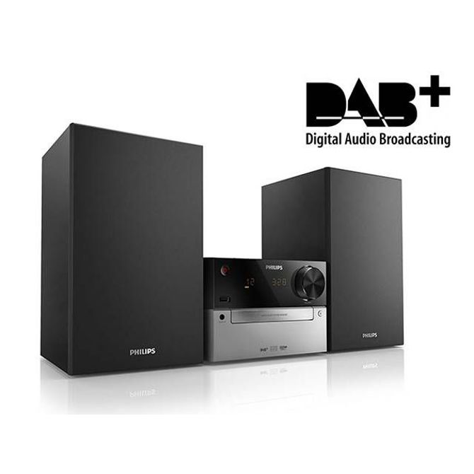 Mikro glasbeni sistem Philips MCB2305 (DAB+/FM/CD/MP3/USB)