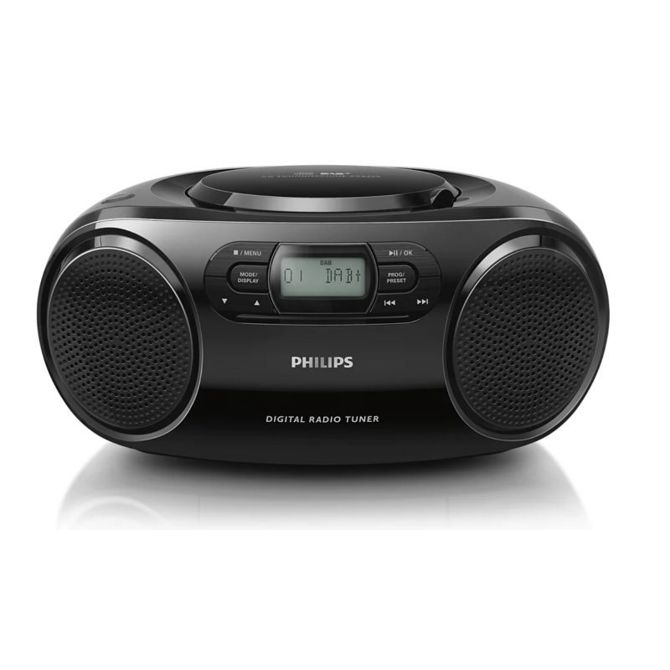 Radio s CD predvajalnikom Philips AZB500/12, DAB+, FM, CD/CD-R/CD-RW, Dynamic Bass Boost, stereo zvok