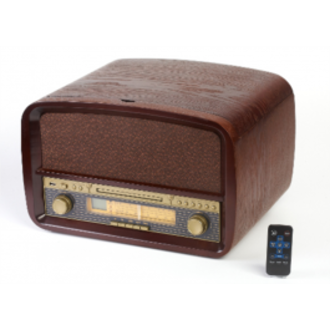 Retro gramofon/radio/CD player/USB player/snemalnik MP3 - CR1112