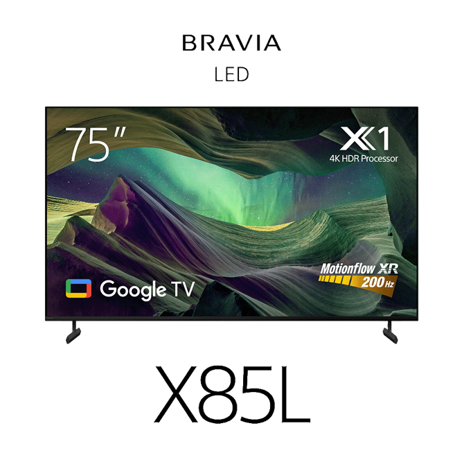Televizor Sony X85L KD-75X85L, 189 cm (75), 3840 x 2160 (4K UHD), 120 Hz, High Dynamic Range HDR Smart TV Google TV