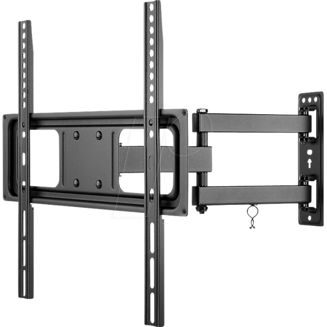 Stenski nosilec za TV Goobay Basic FULLMOTION (M) (črn, za televizorje 81 - 140 cm (32 - 55&)