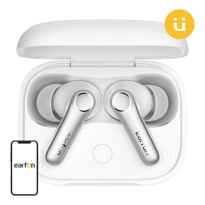 Brezžične slušalke TWS EarFun Air Pro 4, ANC (bele)