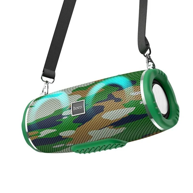 Zvočnik bluetooth Hoco HC12, 10W, RGB, vodoodporen, zelen