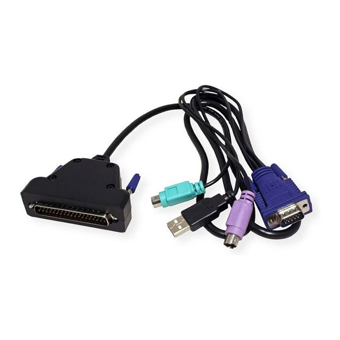 19-zonska KVM konzola, 48 cm (19") TFT (16:9), VGA, USB, postavitev za Združeno kraljestvo 2