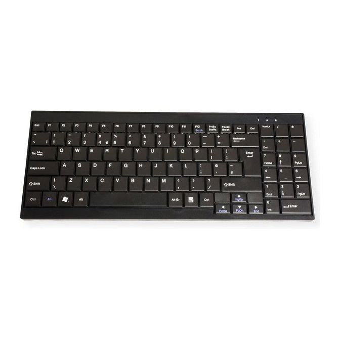 19-zonska KVM konzola, 48 cm (19") TFT (16:9), VGA, USB, postavitev za Združeno kraljestvo 6