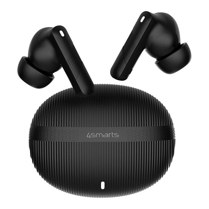 Slušalke 4Smarts SkyBuds Pro ANC črne, brezžične, aktivno odpravljanje šumov, Bluetooth 5.4, do 20h avtonomije 2