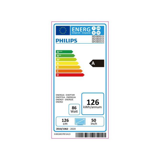 Televizor Philips 50PUS8545 50 (126 cm) 4K UHD Android TV 6