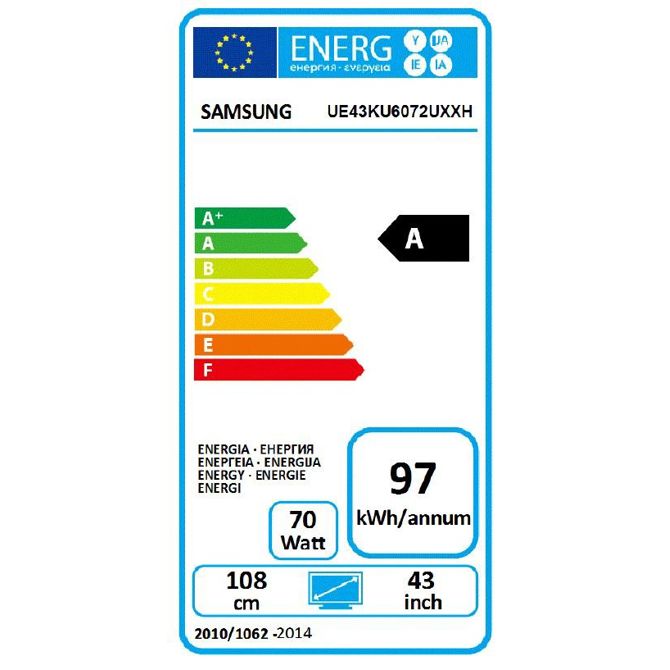 Televizor Samsung UE43KU6072 43 (109 cm) 4K Smart TV 4