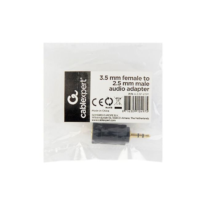 Adapter 3.5mm Ž na 2.5mm M 2