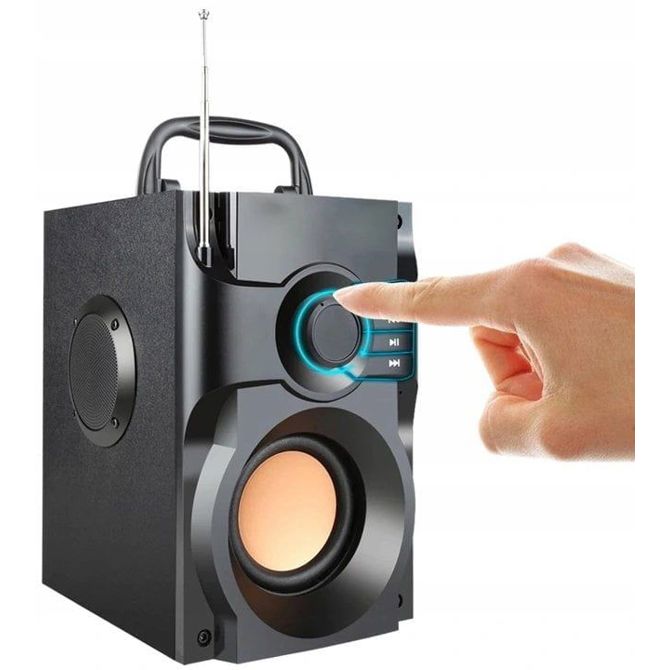 Akumulatorski bluetooth zvočnik Verk SD FM radio USB 3