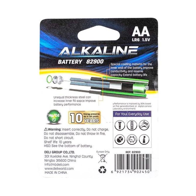Alkalne baterije AA LR6 4+2 kos 4
