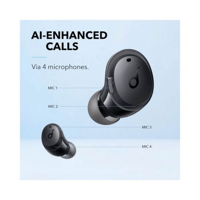 Brezžične slušalke Anker Soundcore Dot 3i, modre 4