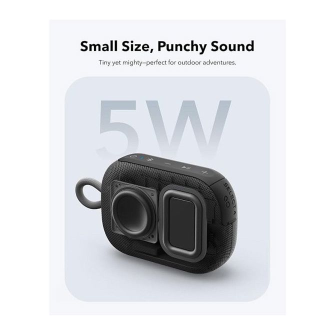 Prenosni zvočnik Anker Soundcore Select 4 Go črn, brezžičen, Bluetooth 5.4, IP67, 18 ur delovanja 3