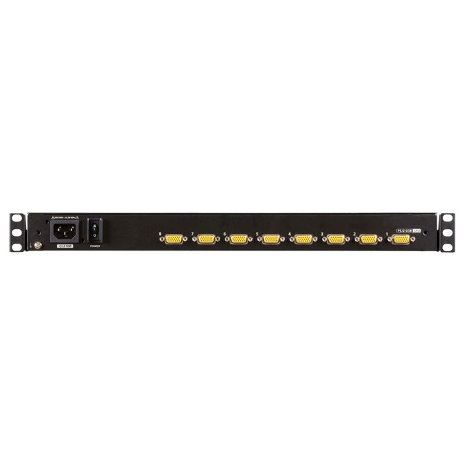 ATEN CL3108NX KVM stikalo, 18,5-zonski TFT, VGA, PS/2-USB, 8 vrat, FR-razporeditev 2