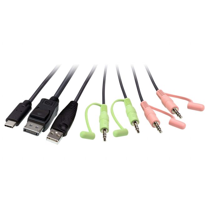 ATEN CS52DP 2-portni USB-C DP hibridni KVM kabel 3